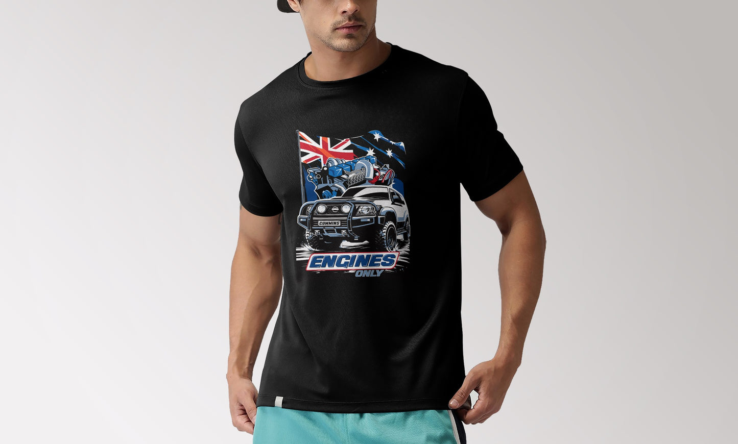 Engines Only t shirt black patrol image